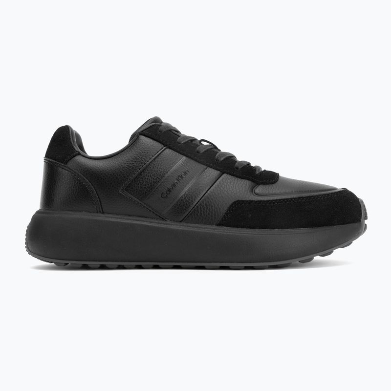 Pánske topánky Calvin Klein HM0HM02033 City Runner Laceup Tape Leather triple black 2