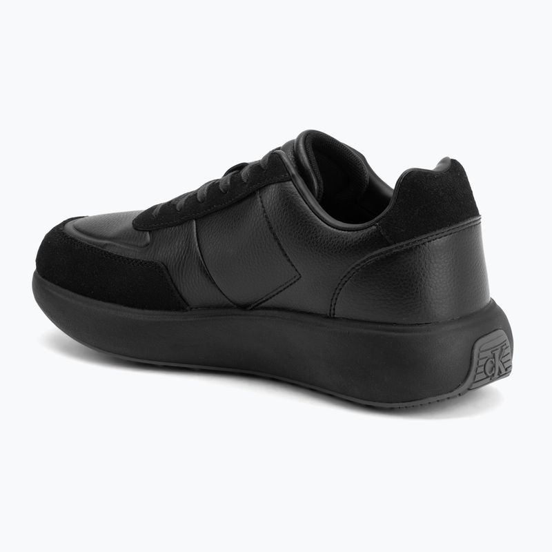 Pánske topánky Calvin Klein HM0HM02033 City Runner Laceup Tape Leather triple black 3