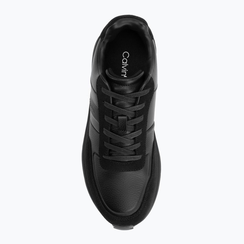 Pánske topánky Calvin Klein HM0HM02033 City Runner Laceup Tape Leather triple black 5