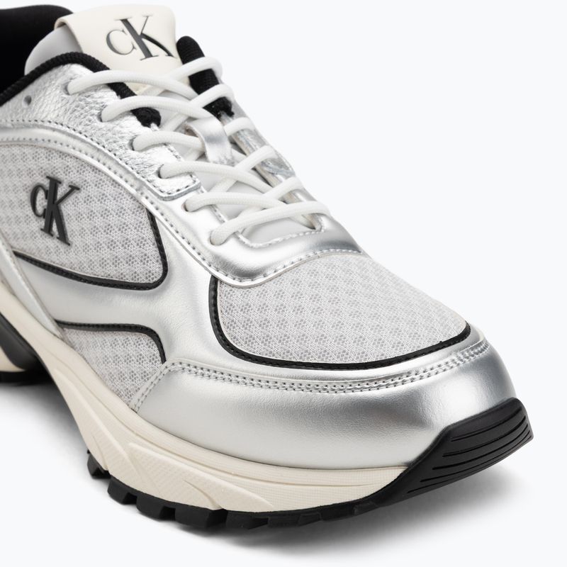 Pánske topánky Calvin Klein YM0YM01402 Hike Runner Laceup Mesh Mix silver/black/marshmallow 7