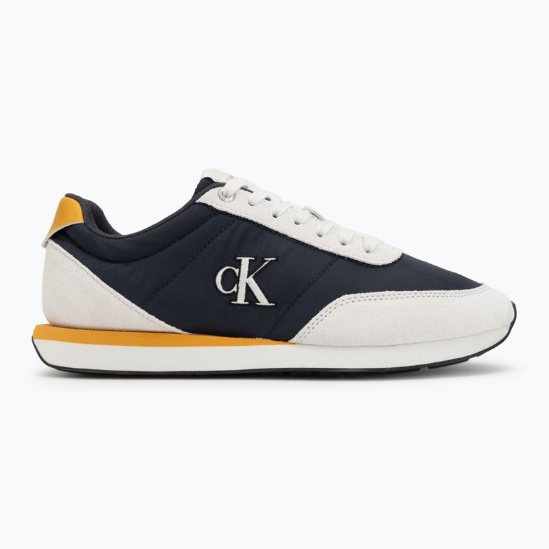 Pánske topánky Calvin Klein YM0YM01361 Retro Runner Ess Mix Mat vaporous white/casual bluee/cooling 2