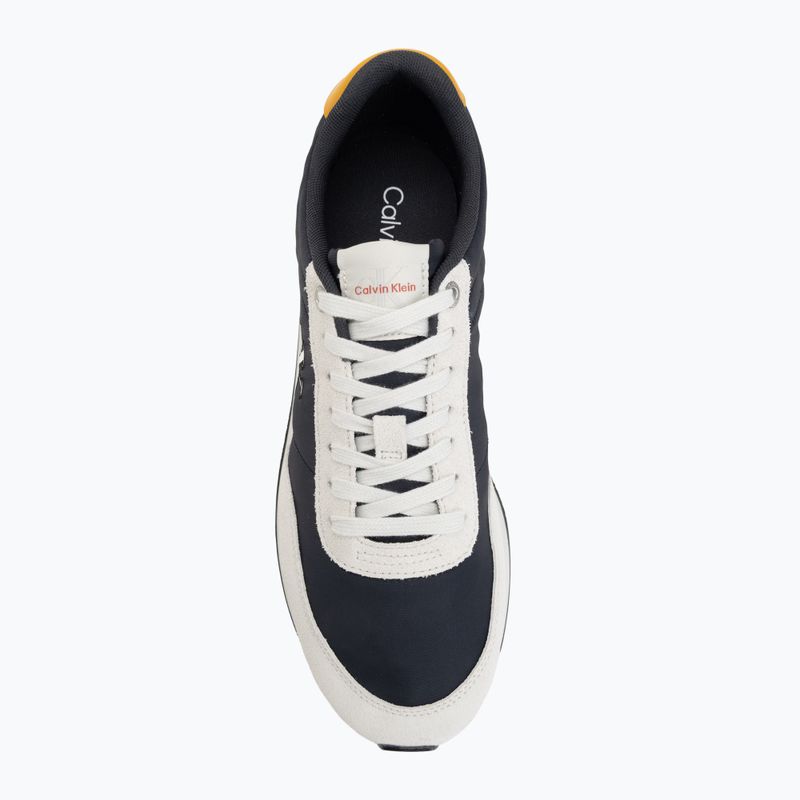Pánske topánky Calvin Klein YM0YM01361 Retro Runner Ess Mix Mat vaporous white/casual bluee/cooling 5