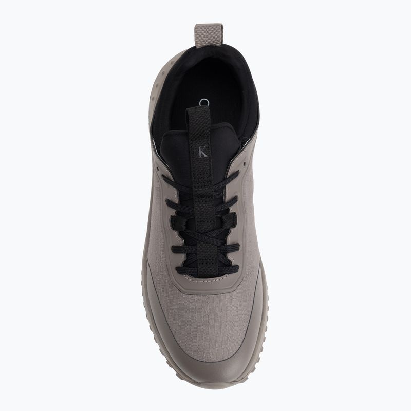 Pánske topánky Calvin Klein YM0YM01443 Eva Runner Laceup Sock Mat Mix taupe smog/black 5