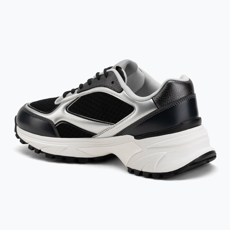 Dámske topánky Calvin Klein YW0YW02063 Hike Runner Lace Up Mesh Mix black/silver 3