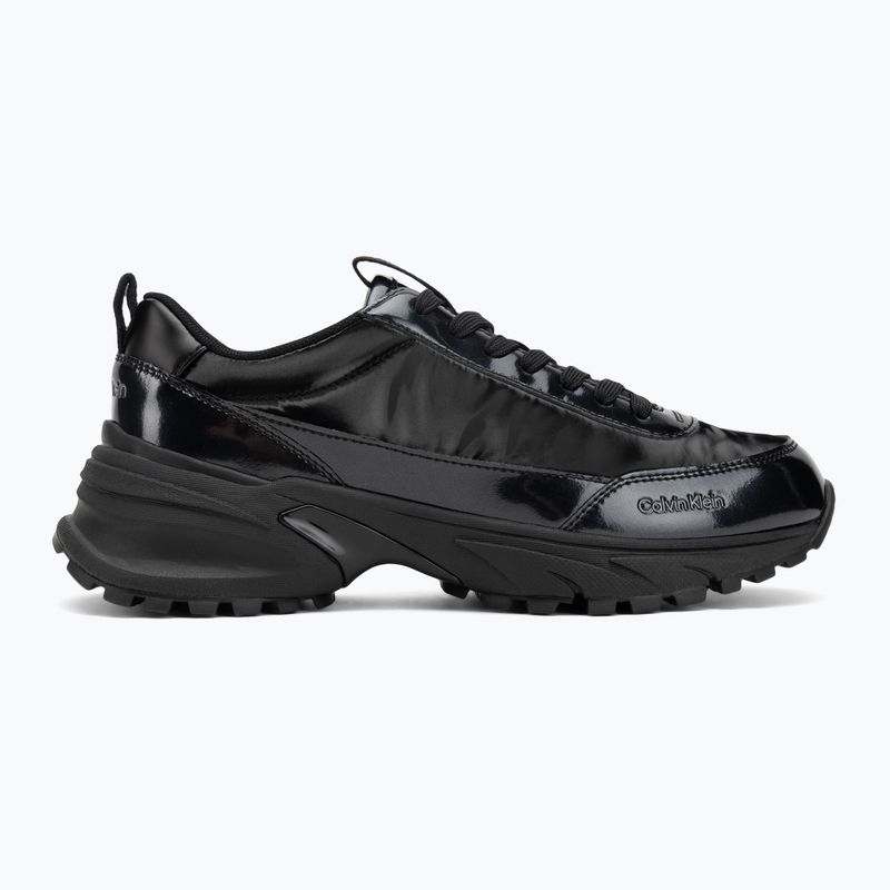 Dámske topánky Calvin Klein YW0YW02043 Hike Runner Lace Up Pearl Nylon triple black 2