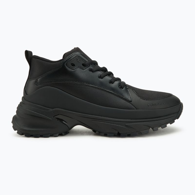 Pánske topánky Calvin Klein YM0YM01418 Hike Runner Mid Laceup Tech Mix triple black 2