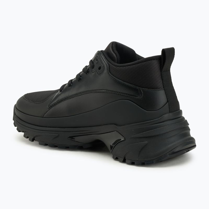 Pánske topánky Calvin Klein YM0YM01418 Hike Runner Mid Laceup Tech Mix triple black 3