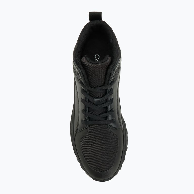 Pánske topánky Calvin Klein YM0YM01418 Hike Runner Mid Laceup Tech Mix triple black 5