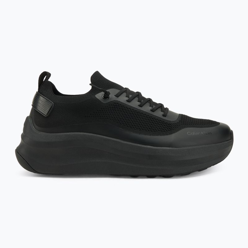 Pánske topánky Calvin Klein YM0YM01457 Chunky Runner šnurovacia, ponožková, pletená triple black 2