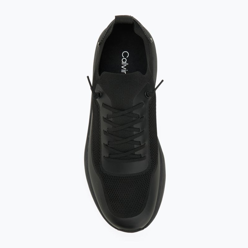 Pánske topánky Calvin Klein YM0YM01457 Chunky Runner šnurovacia, ponožková, pletená triple black 5