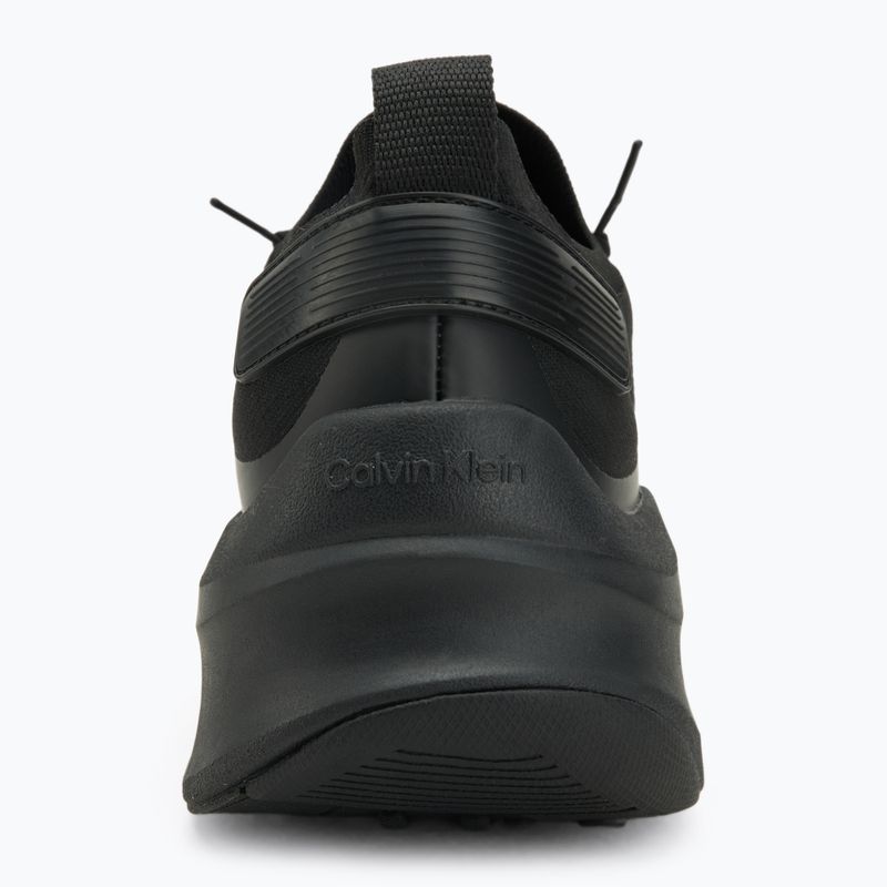 Pánske topánky Calvin Klein YM0YM01457 Chunky Runner šnurovacia, ponožková, pletená triple black 6