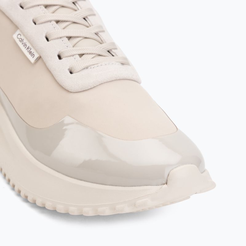 Dámske topánky Calvin Klein YW0YW02016 Eva Runner Lace Up Mat Mix 0GN stony beige/turtle dove/silver 7
