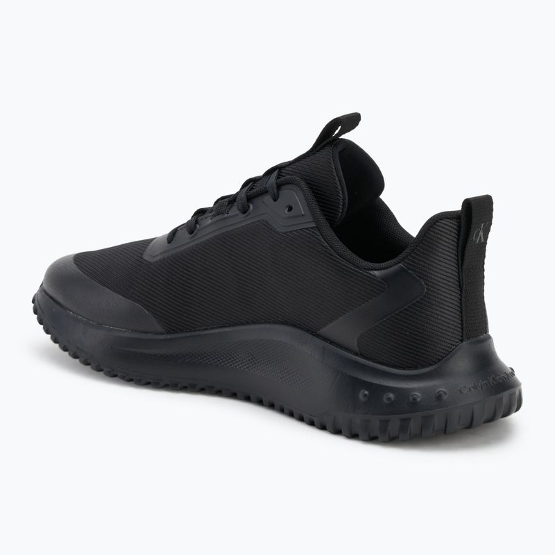 Pánske topánky Calvin Klein YM0YM01442 Eva Runner Lace Up Mat Mix 0GJ triple black 3