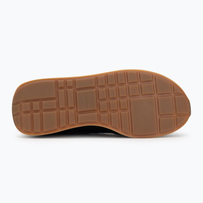 Dámske topánky Calvin Klein YW0YW02060 Retro Runner Sock Laceup Mix Mat black/gyn metal/gum 4