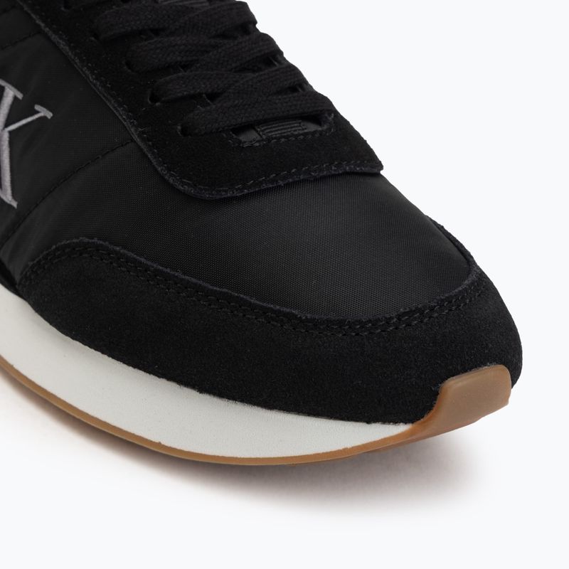 Dámske topánky Calvin Klein YW0YW02060 Retro Runner Sock Laceup Mix Mat black/gyn metal/gum 7