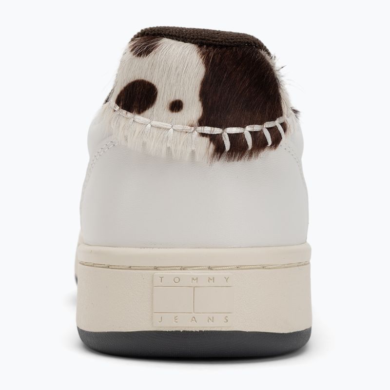 Dámske topánky Tommy Hilfiger Archive 98 Calf Hair Tab ecru/dark coffee 6