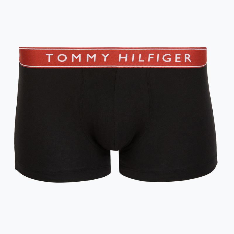 Boxerky Tommy Hilfiger Trunk WB 3 pairs brick blue/terra red/army green 3