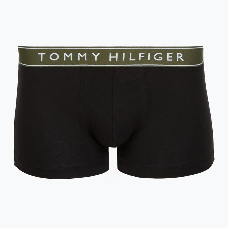 Boxerky Tommy Hilfiger Trunk WB 3 pairs brick blue/terra red/army green 4