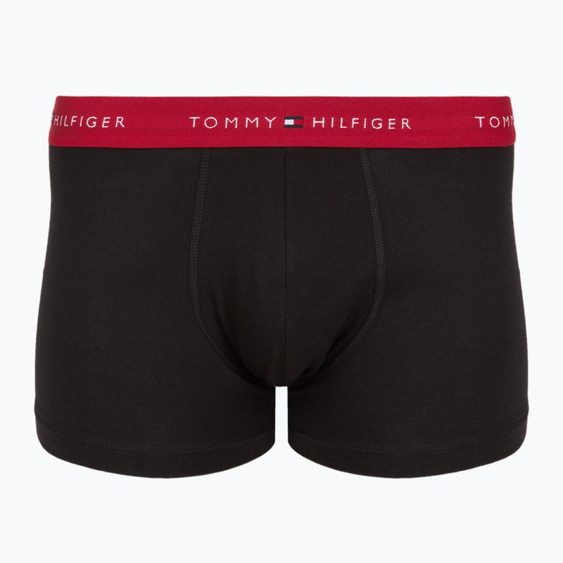Boxerky Tommy Hilfiger Trunk WB 7 pairs blk/mid red/aegean sea/dsrt sky/blu jeans/f r/wht 6