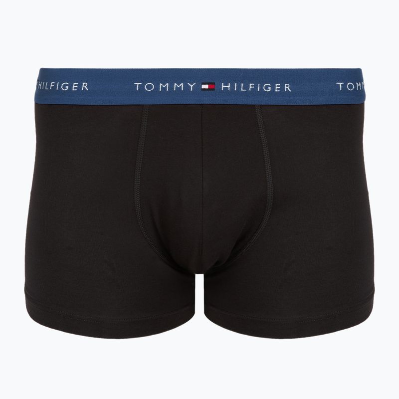 Boxerky Tommy Hilfiger Trunk WB 7 pairs blk/mid red/aegean sea/dsrt sky/blu jeans/f r/wht 10