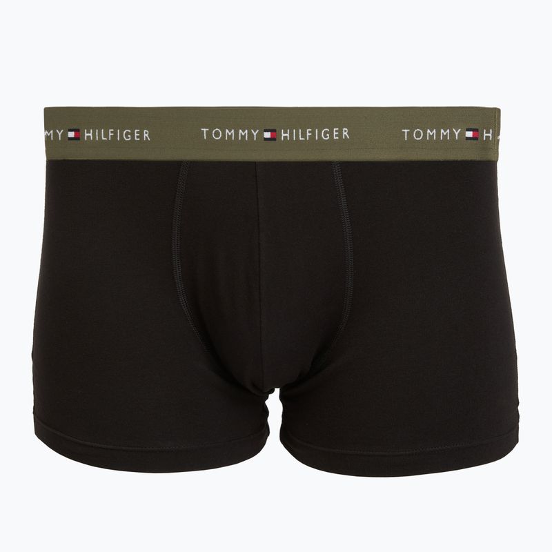 Pánske boxerky Tommy Hilfiger Trunk WB 3 pairs army green/wdg blue/ptch blue 3