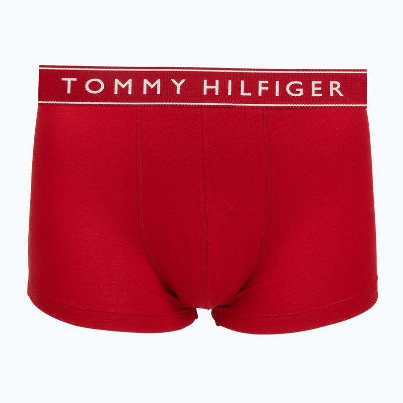 Pánske boxerky Tommy Hilfiger Trunk Dtm white/medium red/navy blue 3