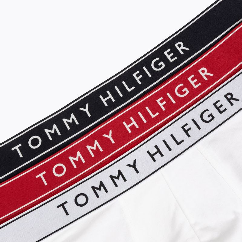 Pánske boxerky Tommy Hilfiger Trunk Dtm white/medium red/navy blue 6