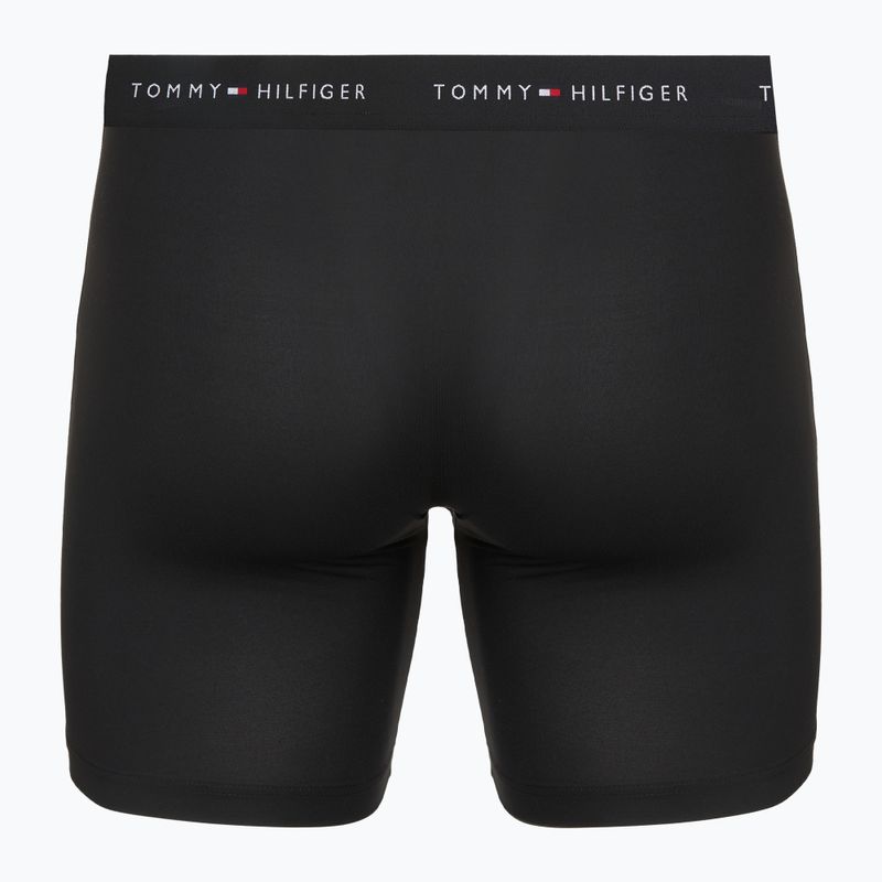 Pánske boxerky Tommy Hilfiger Micro Long 3 pack black/black/black 3