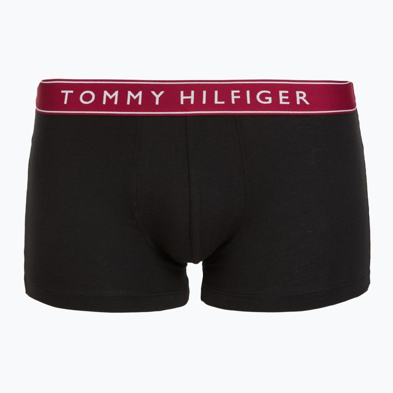 Boxerky Tommy Hilfiger Trunk WB 5 pairs pale pink/antique silver/ruby jewel/aegean sea/black 5