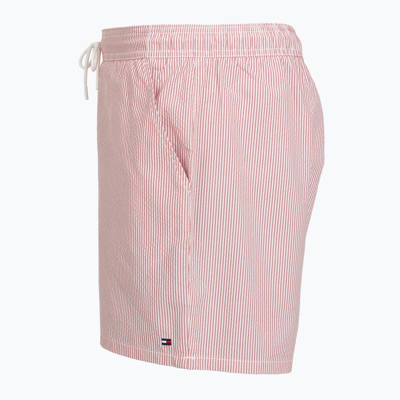 Pánske plavecké šortky Tommy Hilfiger Medium Drawstring Ithaca terra red/ecru ithaca 3