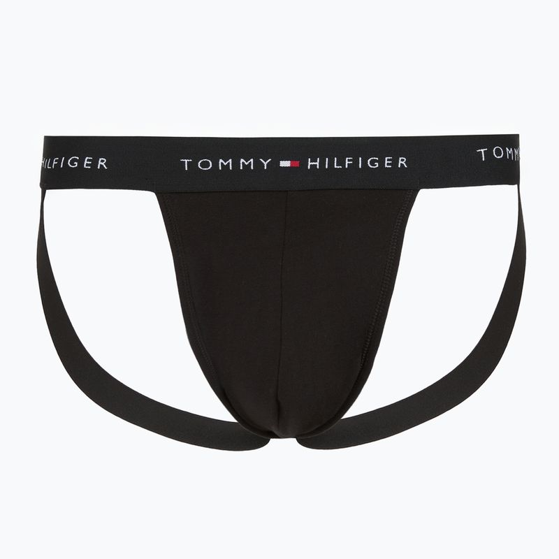 Pánske slipy Tommy Hilfiger Cotton Jockst 3 pack black/black/black 2