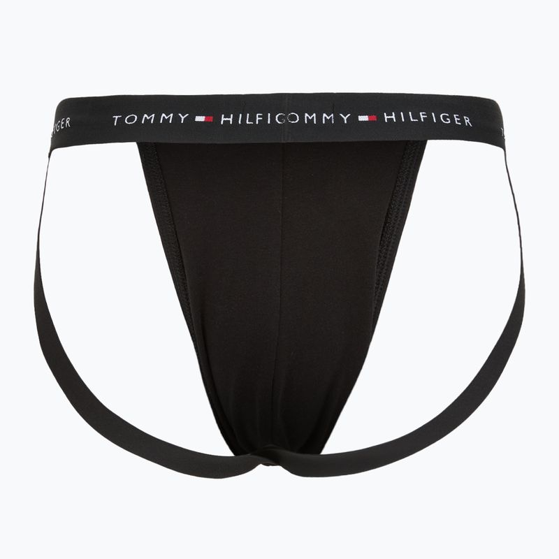 Pánske slipy Tommy Hilfiger Cotton Jockst 3 pack black/black/black 3