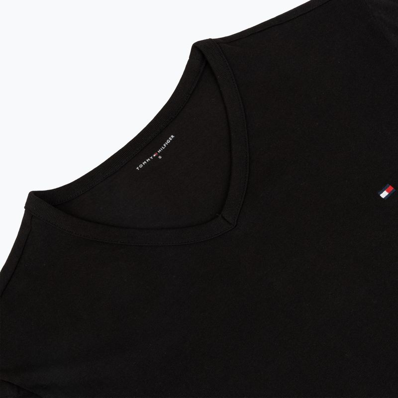 Pánske tričko Tommy Hilfiger Cotton V-Neck black/black/black 3