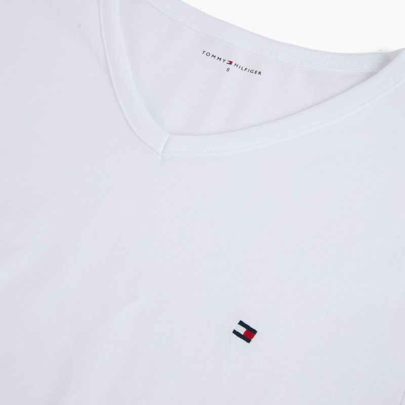 Pánske tričko Tommy Hilfiger Cotton V-Neck white/white/white 4