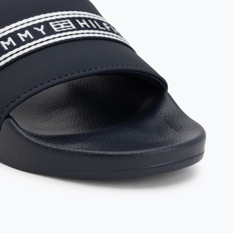 Dámske šľapky Tommy Hilfiger Webbing Pool space blue 7
