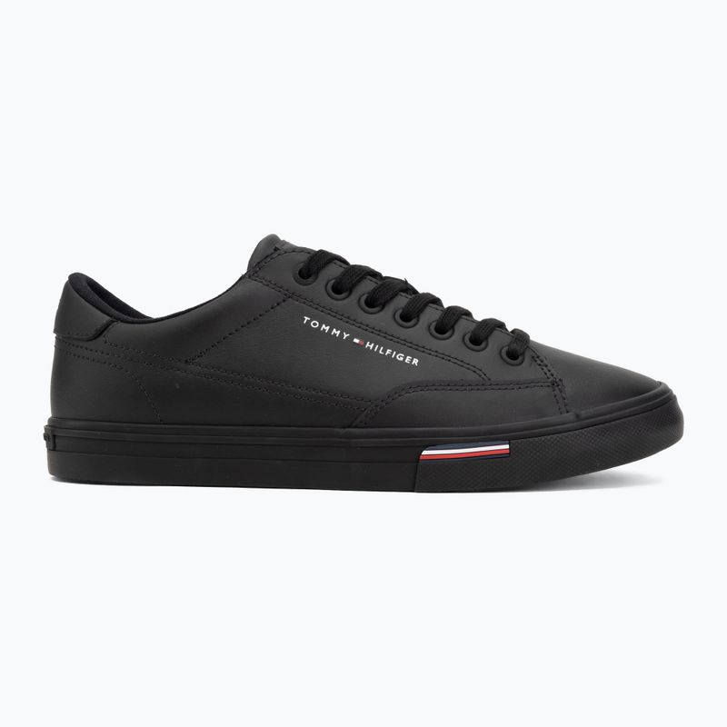 Pánske tenisky Tommy Hilfiger Vulc Core RBW Long Lace Leather black 2