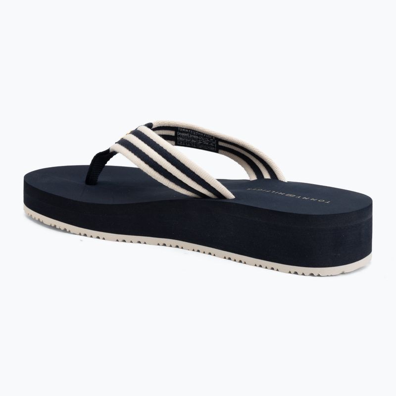 Dámske žabky Tommy Hilfiger Stripe Summer space blue 3