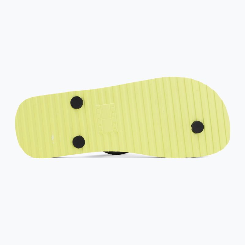 Dámske žabky Tommy Jeans Summer lime essence/black logo 4
