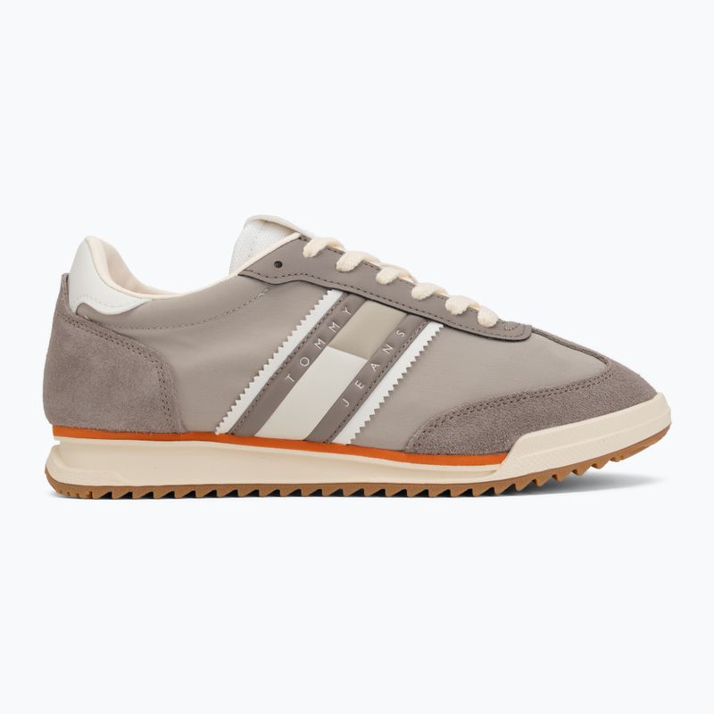Pánske topánky Tommy Jeans Retro Runner Cleated Mix porcini taupe 2
