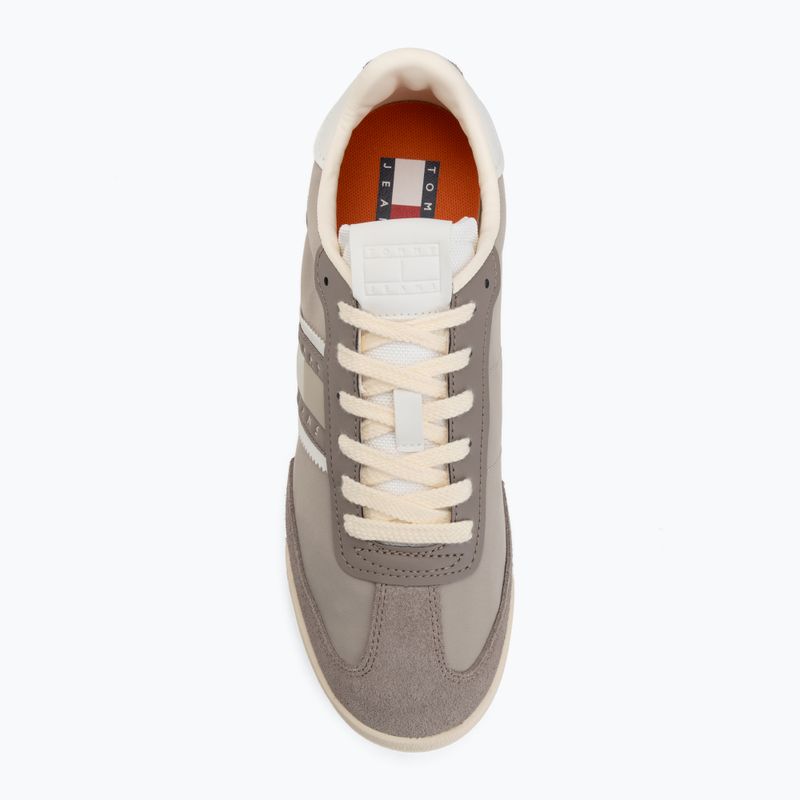 Pánske topánky Tommy Jeans Retro Runner Cleated Mix porcini taupe 5