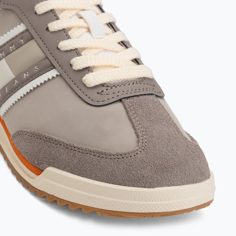 Pánske topánky Tommy Jeans Retro Runner Cleated Mix porcini taupe 7