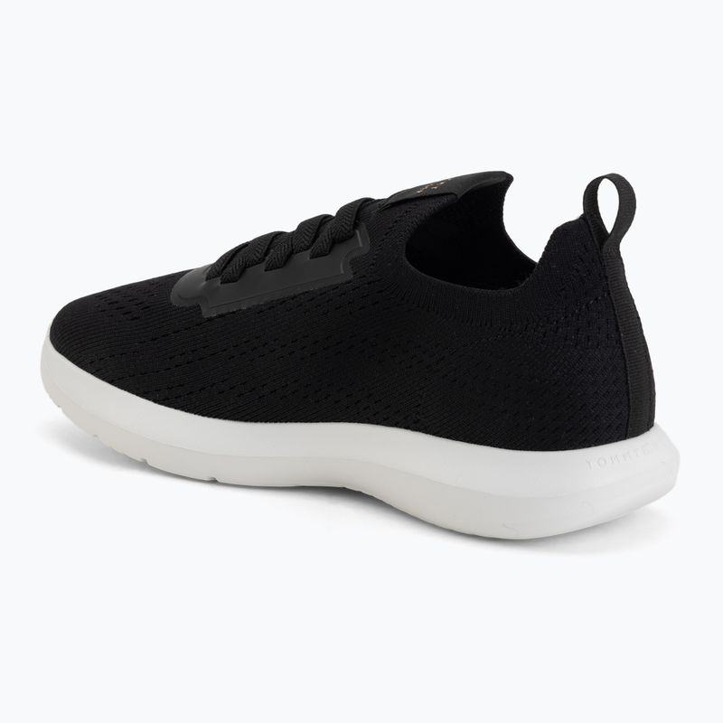 Dámske topánky Tommy Hilfiger Knit Extralight Runner black 3