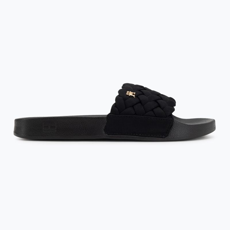 Dámske šľapky Tommy Hilfiger Braided Pool black 2