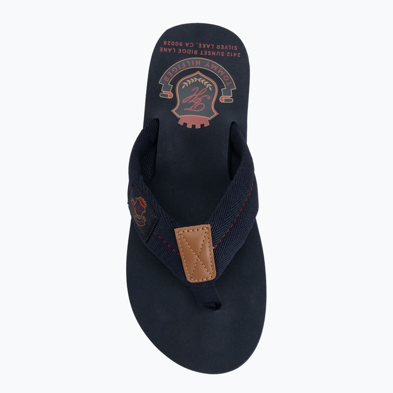Pánske žabky Tommy Hilfiger Patch Beach Sandal desert sky 5