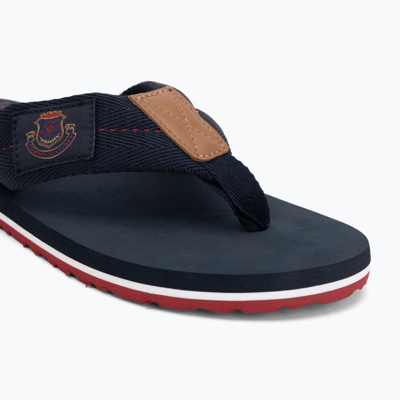 Pánske žabky Tommy Hilfiger Patch Beach Sandal desert sky 7