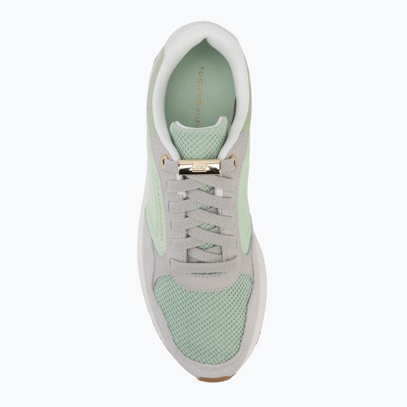 Dámske topánky Tommy Hilfiger Chic Eva Runner Mesh gentle jade/grey whisper 5