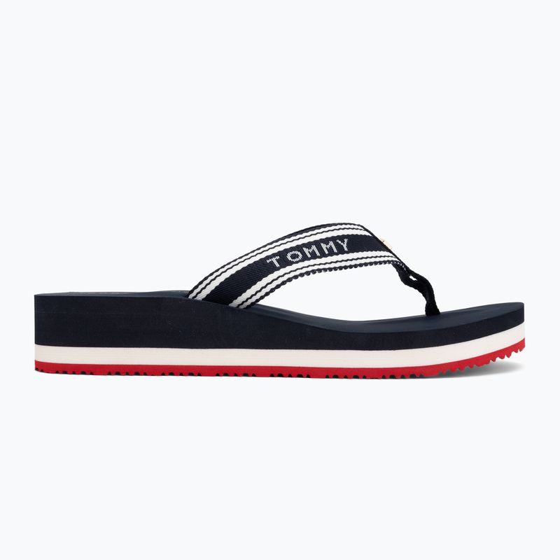 Dámske žabky Tommy Hilfiger Flag Print Summer Sandal rwb 2