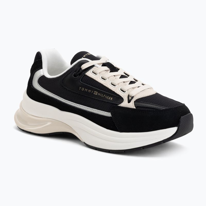 Dámske topánky Tommy Hilfiger Sporty Chic Runner čierne