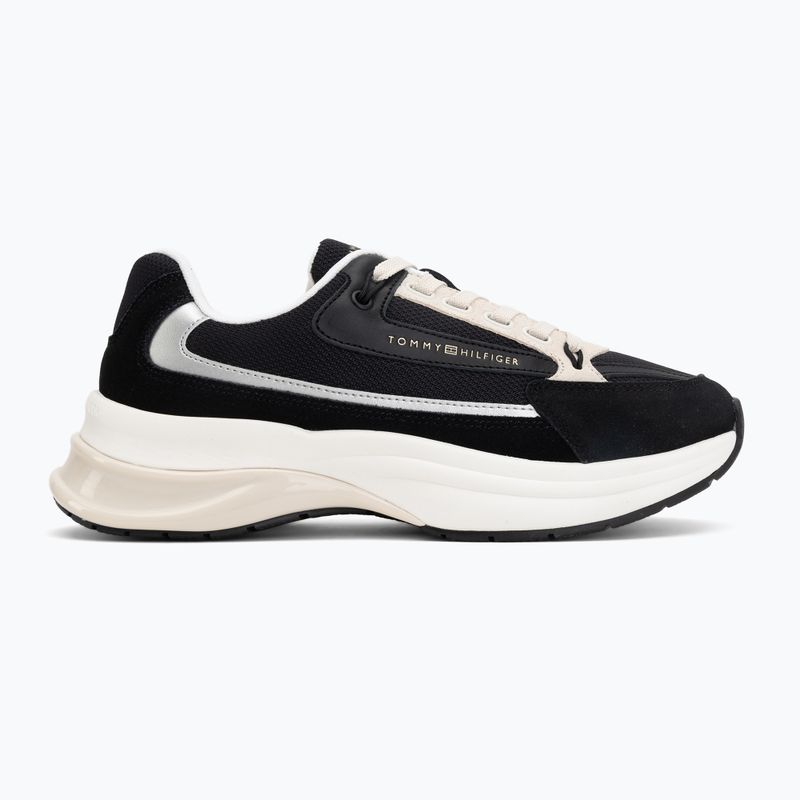 Dámske topánky Tommy Hilfiger Sporty Chic Runner čierne 2
