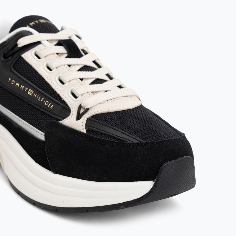 Dámske topánky Tommy Hilfiger Sporty Chic Runner čierne 7